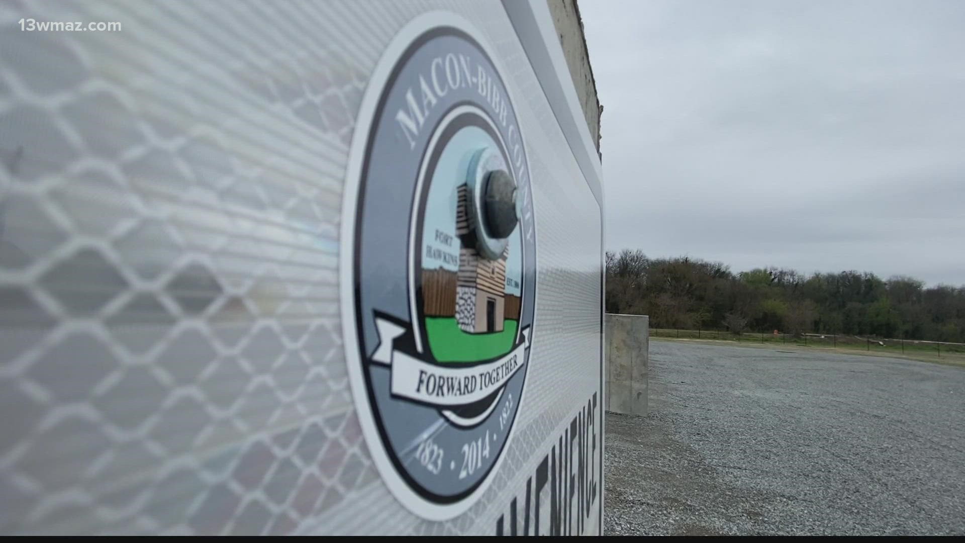 This is the first of five bulk trash drop locations built as commissioners try to prevent illegal dumping.