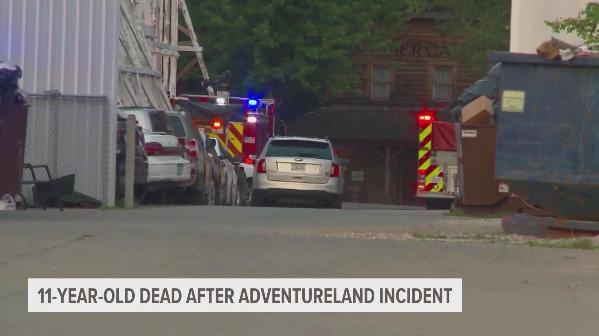 Adventureland issued a statement Sunday evening saying one guest died in Saturday's accident after a boat overturned on the popular ride.