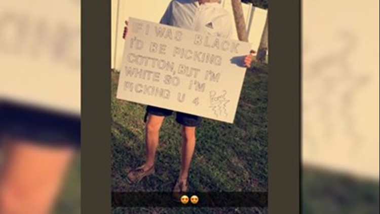 Sarasota teen's 'cotton-picking' promposal outrages social media