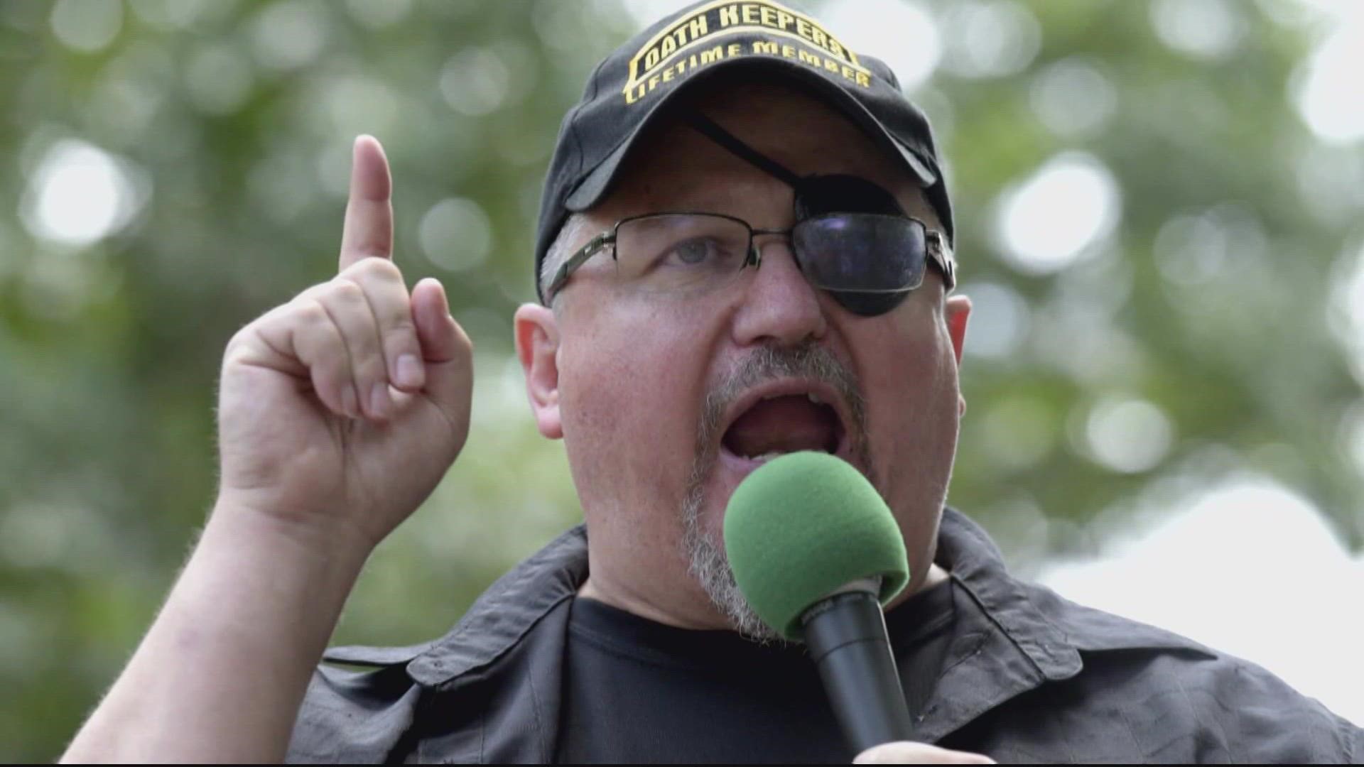 A federal judge ordered Stewart Rhodes, the founder of the far-right Oath Keepers militia, to spend 18 years in prison.