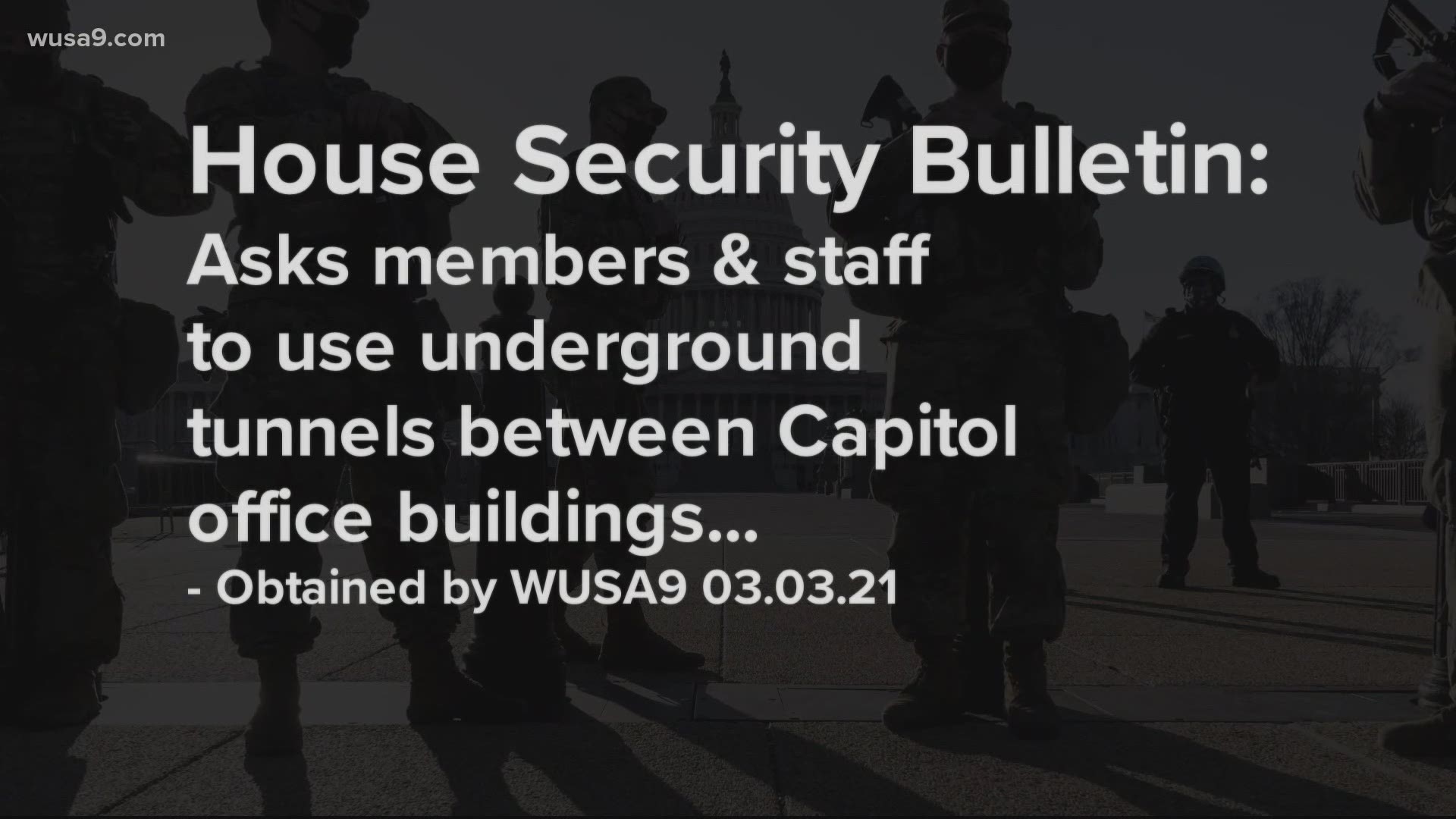 In an email sent to all members of Congress, acting House Sergeant at Arms Timothy P. Blodgett warned of "new and concerning information and intelligence."