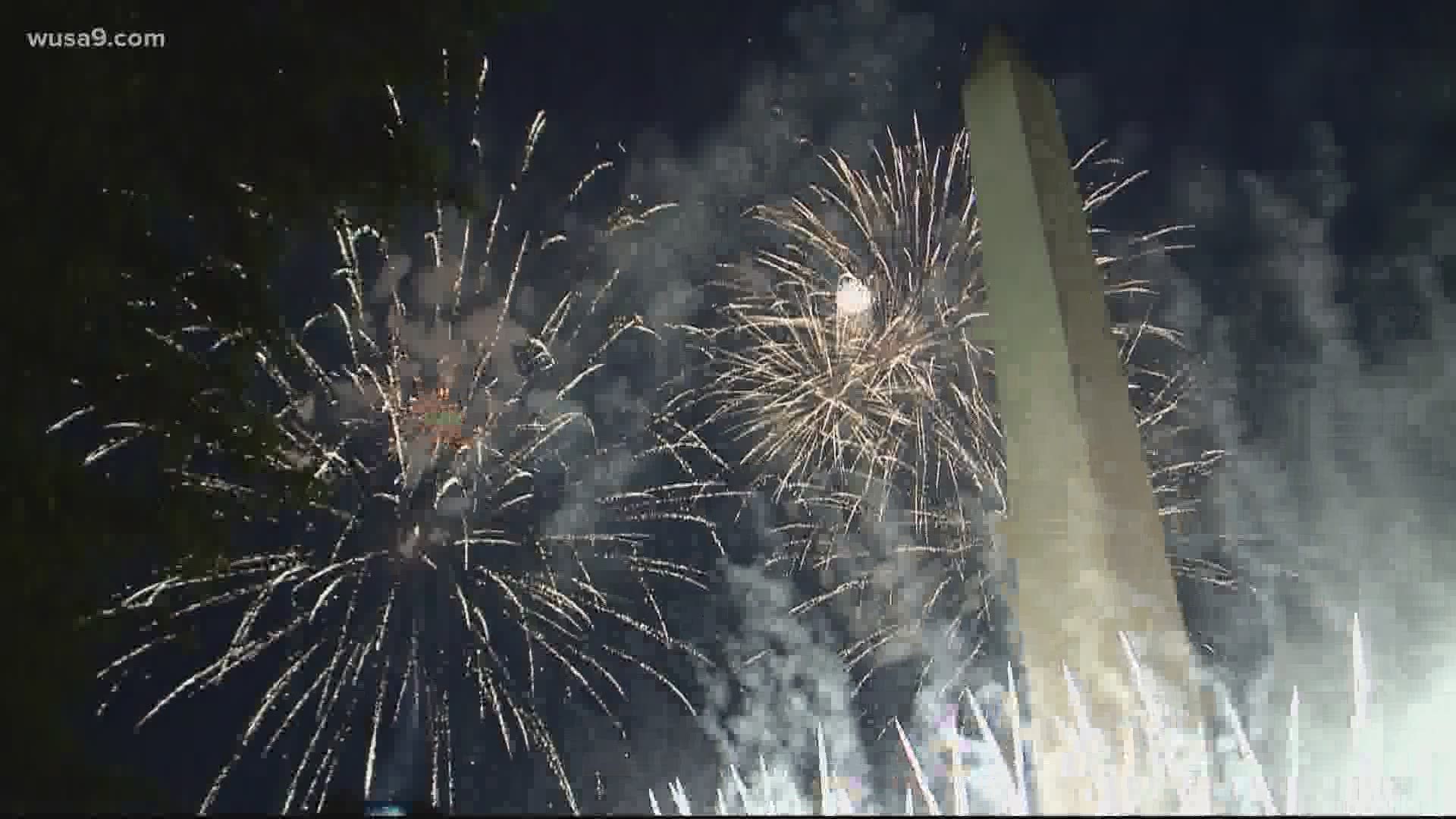 As coronavirus impacts the country, "Salute to America" went off without a hitch and people tried there best to practice social distancing.