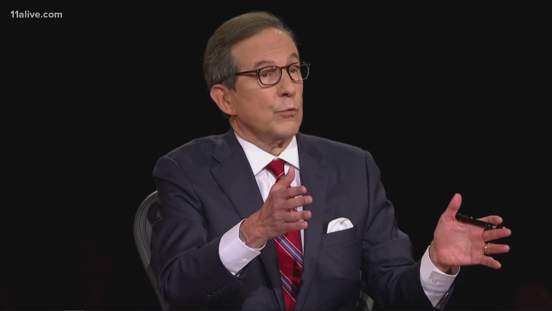 After numerous interruptions in the presidential debate, moderator Chris Wallace asks President Trump to honor the agreement his campaign made.